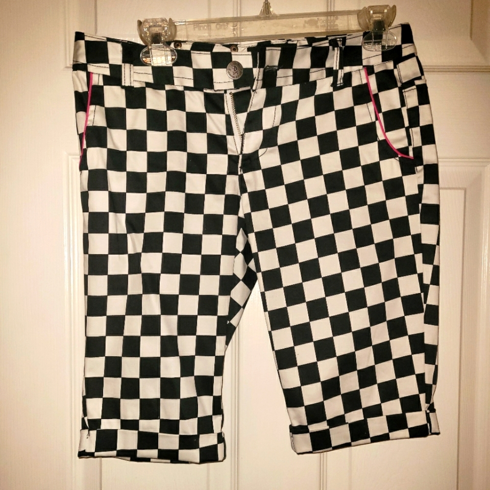 Hard to find Abbey Dawn checker Shorts